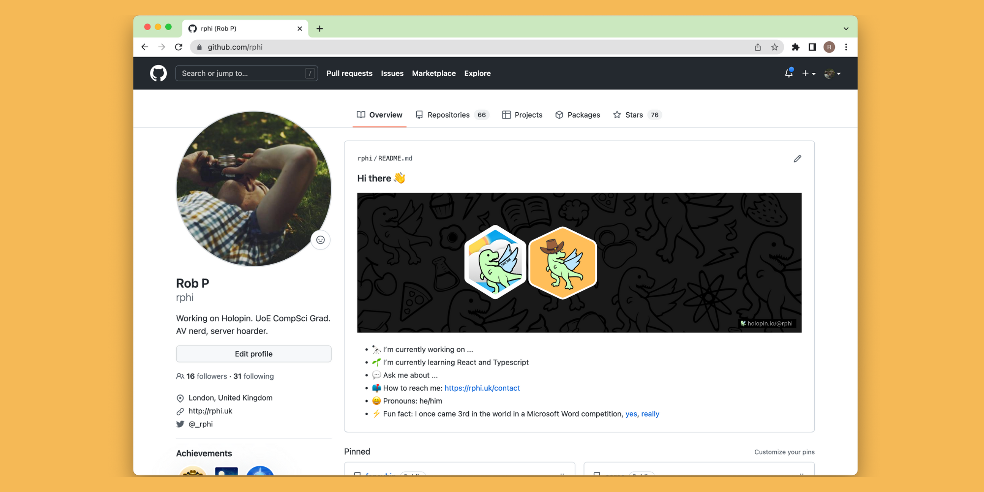 Tutorial: Add your Holopin badges to your GitHub profile